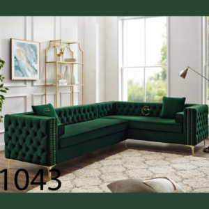 Sleek L-Shaped 6-Seater Sofa with Cushions