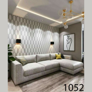 Stylish 4 seater L-shaped sofa with cusion