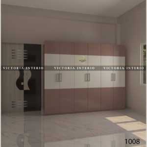 Elegant 6-Door Wardrobe with plywood finish