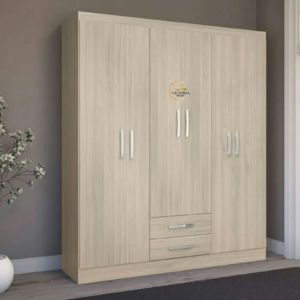 Elegant 6-Door Wardrobe with drawers with plywood finish
